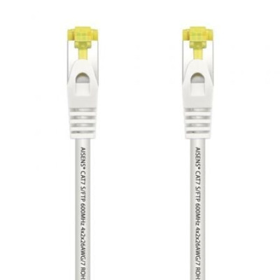 Cable de Red RJ45 SFTP Aisens A146-0491 Cat.7/ 2m/ Blanco