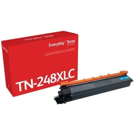Tóner compatible Xerox 006R04876 compatible con Brother TN248XLC Alta Capacidad/ Cian
