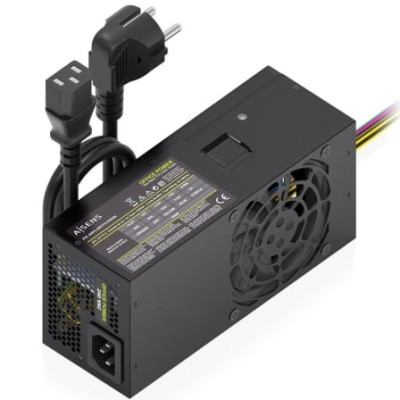 Fuente de Alimentación TFX Aisens ASPC-500TFX-PSEBK/ 500W/ Ventilador 8cm