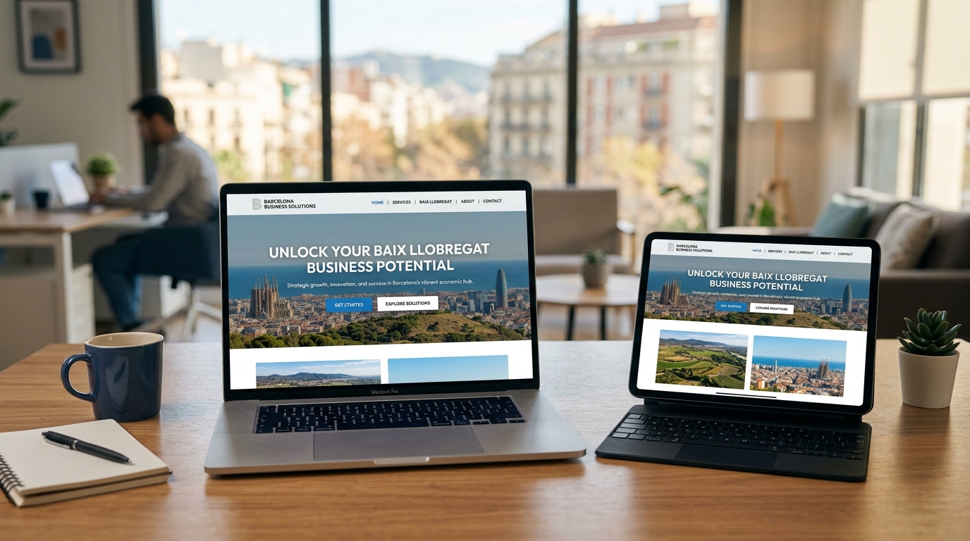 Pàgina web corporativa Barcelona: L'Impuls Digital que el teu Negoci al Baix Llobregat Necessita