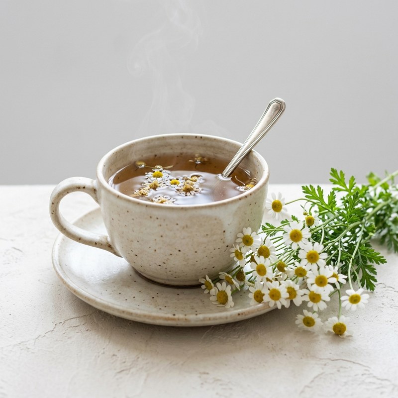 Infusión de hierbas del huerto
