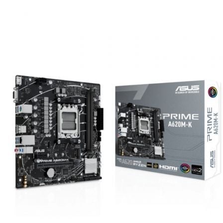 La Asus Prime A620M-K: una placa AM5 con DDR5 por menos de 100 €