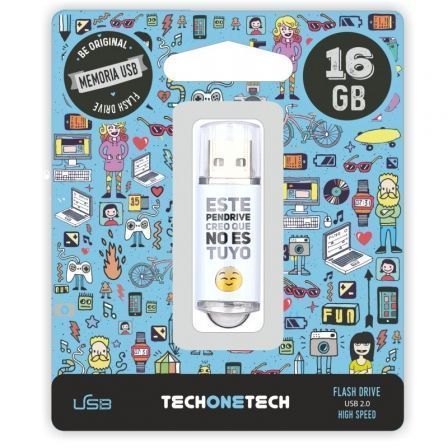 Pendrive 16GB No Es Tuyo: originalidad y metal