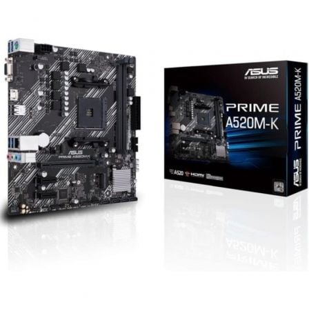 Placa Base ASUS Prime A520M-K: la elección perfecta para tu PC con AMD Ryzen