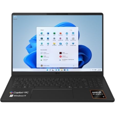 Portátil LG Gram 16U55U-G.AU75BN Ryzen AI 7 445/ 16GB/ 512GB SSD/ 16'/ Win11