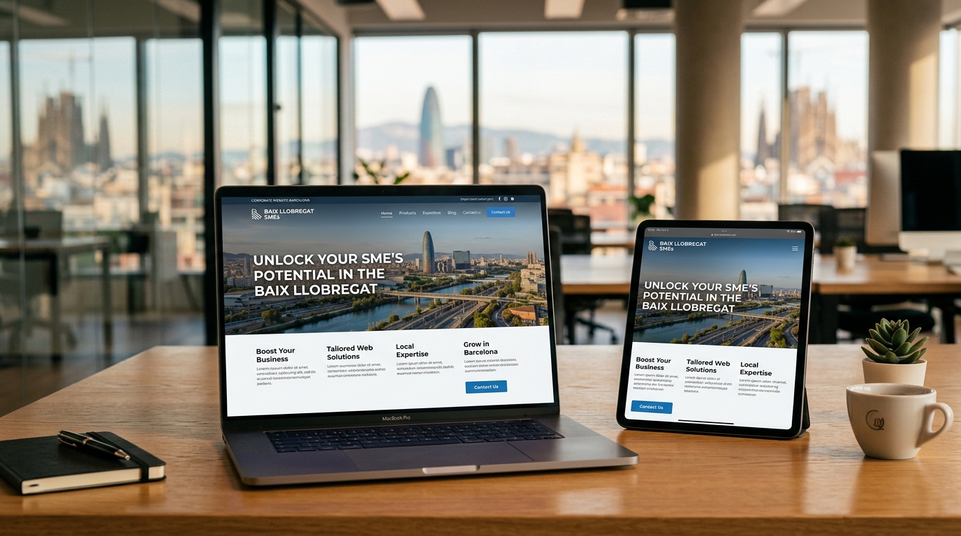 Pagina web corporativa Barcelona: El Impulso Digital que tu Negocio en el Baix Llobregat Necesita